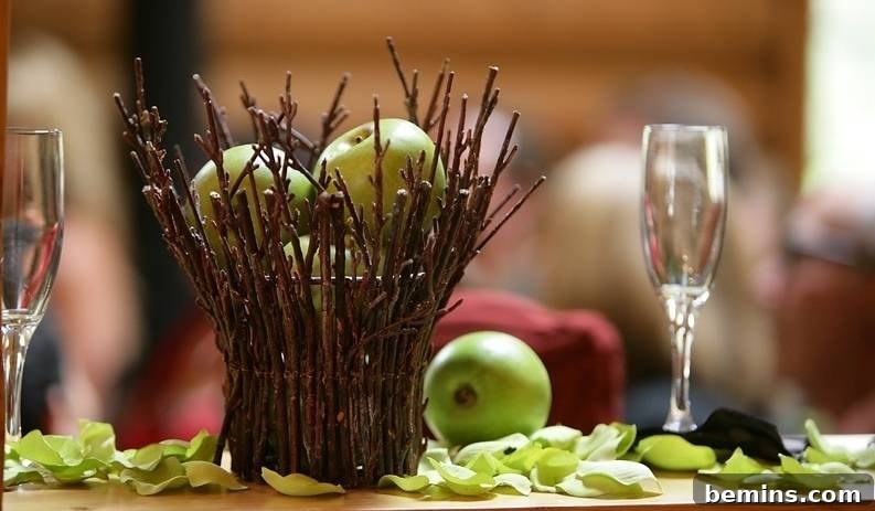 Rustic Apple Centerpiece