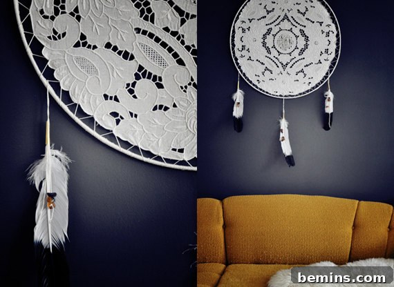 Charming Yellow Sofa Accentuated by Wall Hanging Art