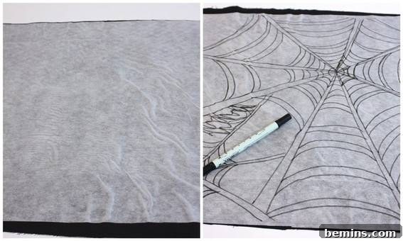 Ironing Fusible Web to Broadcloth