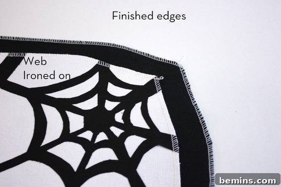 Ironing the Web onto the Pillow