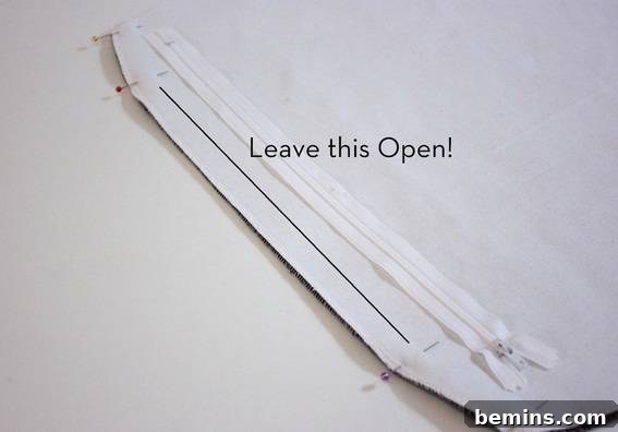 Sewing the Pillow Bottom