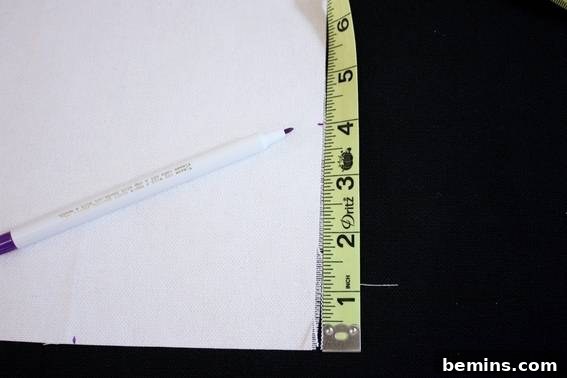 Marking Corners on Fabric