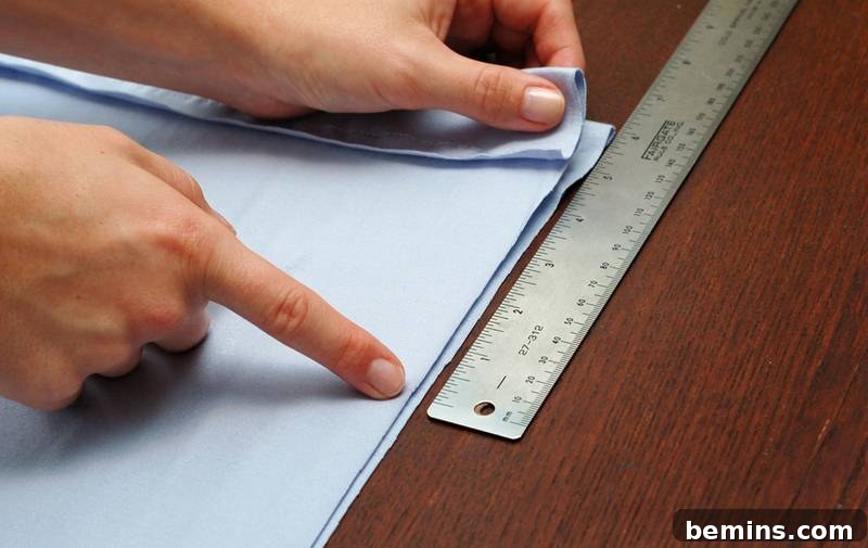 Whip Up a Dress in 15 Minutes: A Beginner's Guide 6 Aligning the edges for sewing