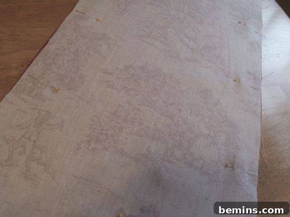 Crafting a Timeless Button Pillow: A DIY Guide 5 Sewing Fabric Panels Together