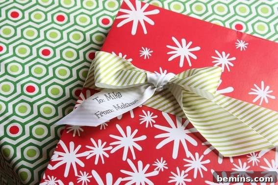Finished DIY Ribbon Gift Tags