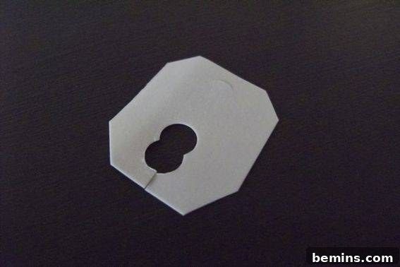 Punch holes and cut slit