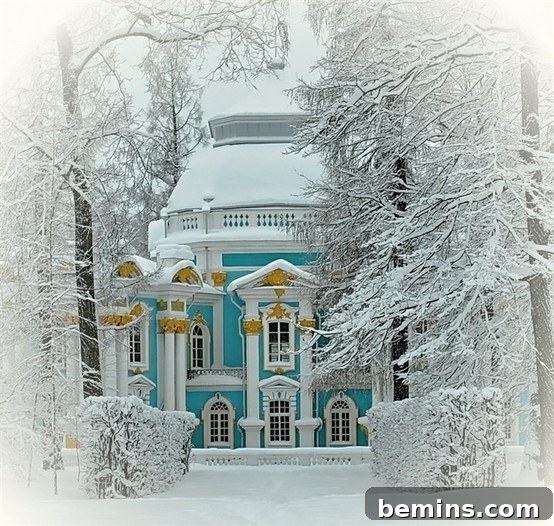 Snow-Covered Cottage: A Charming Winter Scene