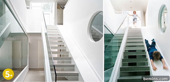 Kitchen-connecting slide in Jakarta designed by Aboday