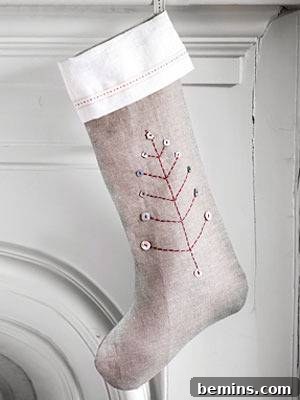 Elegant Christmas Stocking