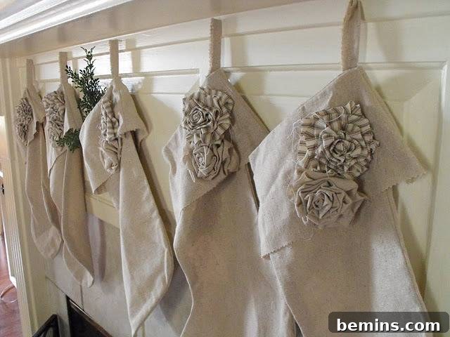 No-Sew Christmas Stockings