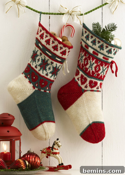 Knit Christmas Stocking Pattern