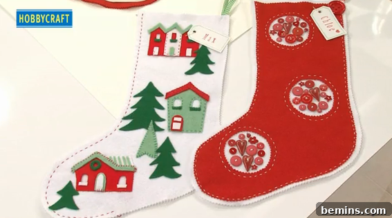 Simple Christmas Stocking Tutorial