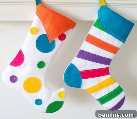 Modern Christmas Stocking Designs