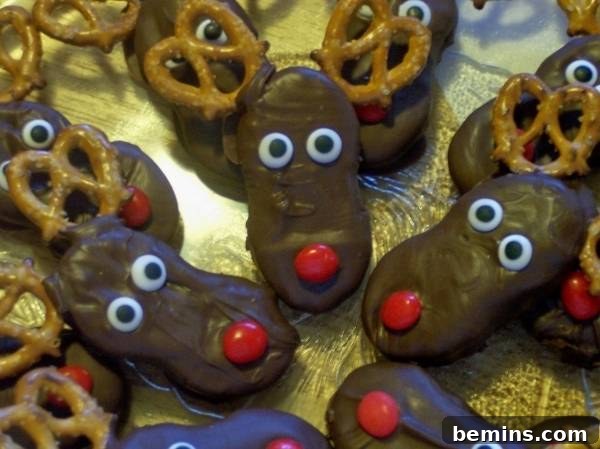 Chocolate Nutter Butter Reindeer