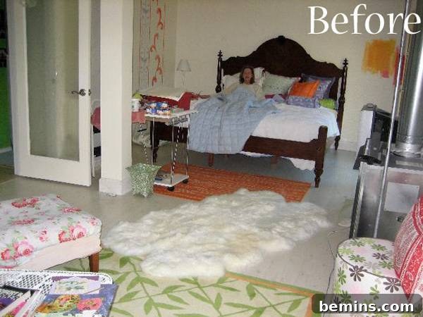 Before: A Messy and Unorganized Bedroom