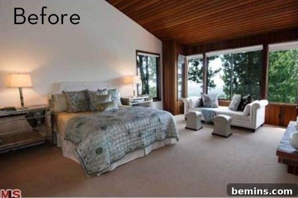 Before: A Bland and Uninspired Bedroom