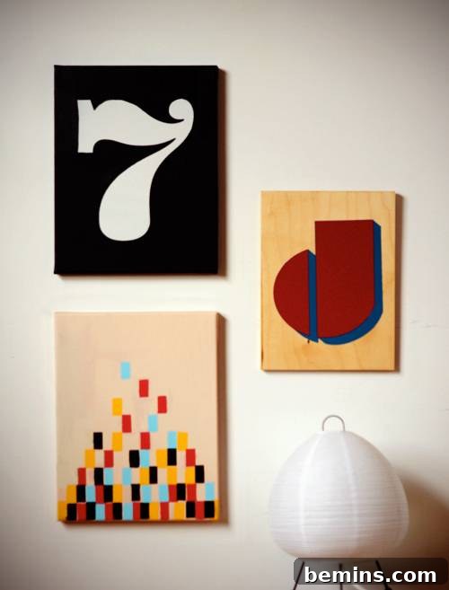 Typography prints DIY project