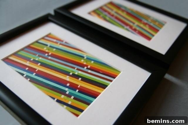 Abstract wall art made from recycled plastic bags