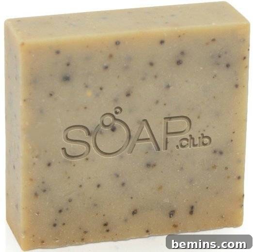 Handmade coffee soap with real Kona coffee beans