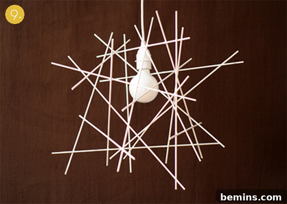 DIY Mod Chandelier