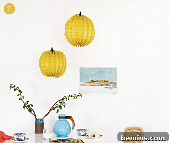 DIY Modern Paper Lamp Shade