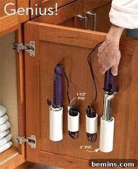 How to Make PVC Bathroom 'Holsters'