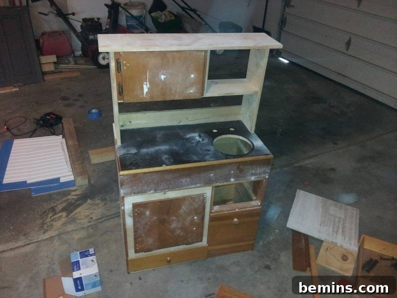 Creating the Oven Door and Sink