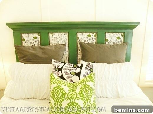 6 Clever Fabric Display Ideas Without Sewing 5 Fabric Headboard
