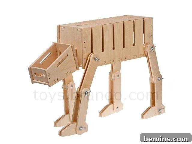 Curated Collection: 8 Chic DIY Wire & Cable Management Solutions 3 DIY Wooden AT-AT Walker Storage Box for Power Strip and Tangled Cables