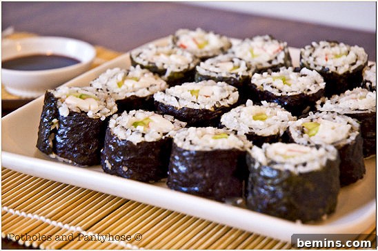 Homemade sushi tutorial