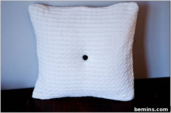 Cutting ruffle strips for pillow