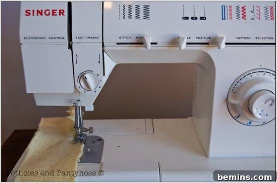 Attaching ruffles to pillow panel