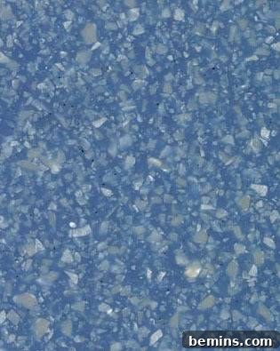 Formica Deep Blue Ice countertop example