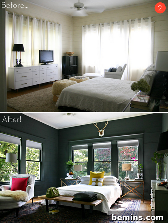 Glam Bedroom Makeover with Thrift Store Finds