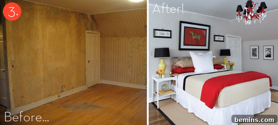 Studio Apartment Bedroom Transformation with IKEA Hacks