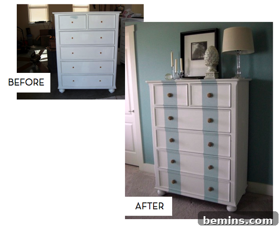 Traditional dresser with crisp white paint