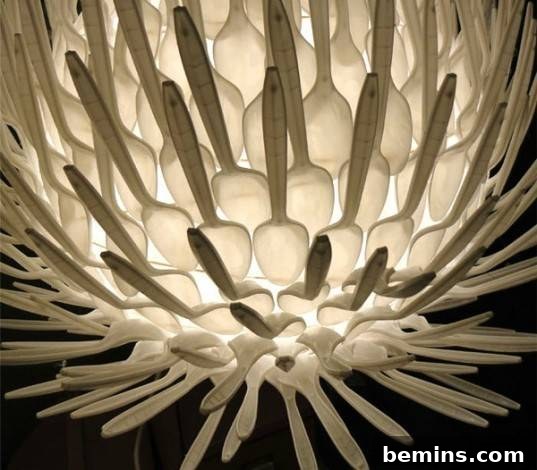 5 Plastic Spoon Pendant Lights: Creative DIY Lighting Ideas 3 Christian DuCharme Coffee Filter Lamp