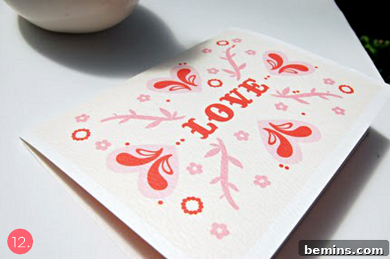 Last-Minute Love: Free Printable Valentine's Day Cards 13 Simple Valentine Card