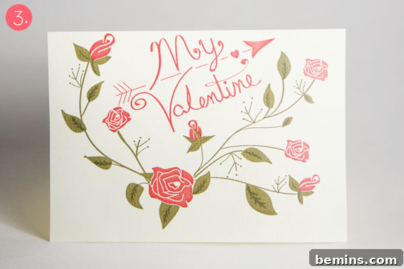 Last-Minute Love: Free Printable Valentine's Day Cards 4 Illustrated Valentine's Card