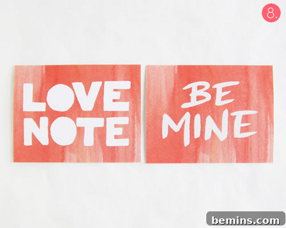 Last-Minute Love: Free Printable Valentine's Day Cards 9 Watercolor Valentine Card