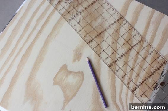 Cutting the Plywood with a Jigsaw