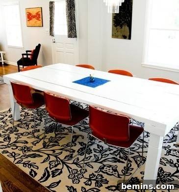Dining Room with New Table
