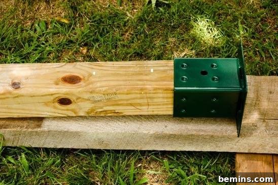 Attaching Legs to Mailbox Post Holders