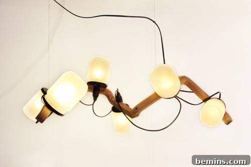 Recycled Jam Jar Lamp
