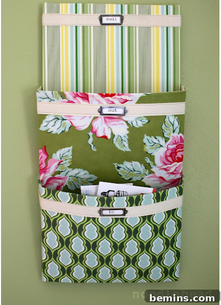 Noodlehead's DIY Mail Organizer