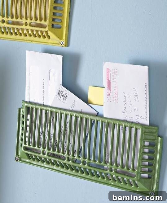 Dish Rack Mail Station