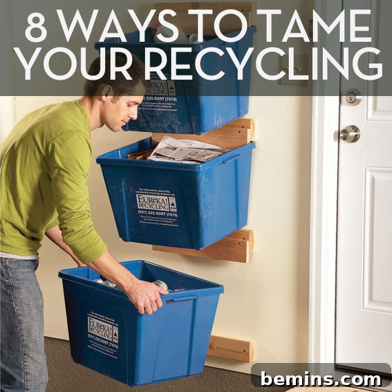 Efficient recycling is important.