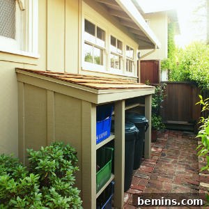 DIY ideas to reorganize the recycle bins