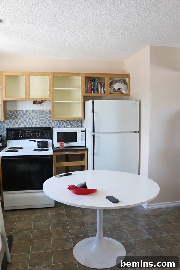 Cleaning kitchen cabinets