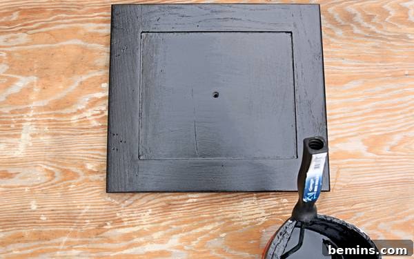 Applying the second coat